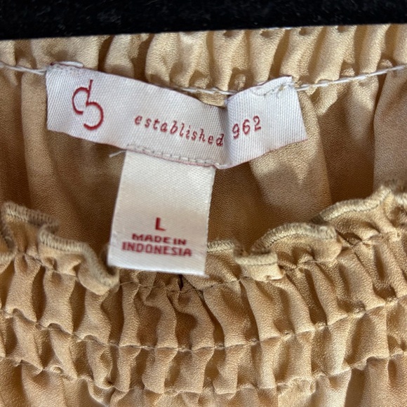 Chic Brown Ombre Women's Blouse - Picture 2 of 3